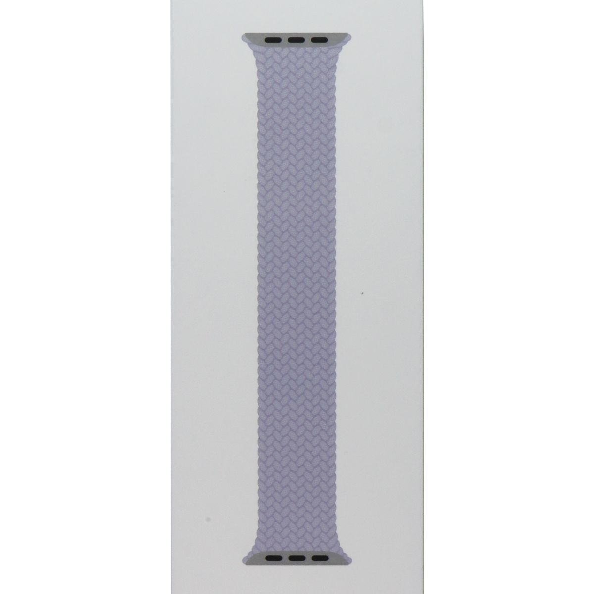 Apple 41mm Braided Solo Loop for Apple Watch 42/41/40mm - Purple Fog / Size 2 Smart Watch Accessories - Watch Bands Apple - Simple Cell Bulk Wholesale Pricing - USA Seller