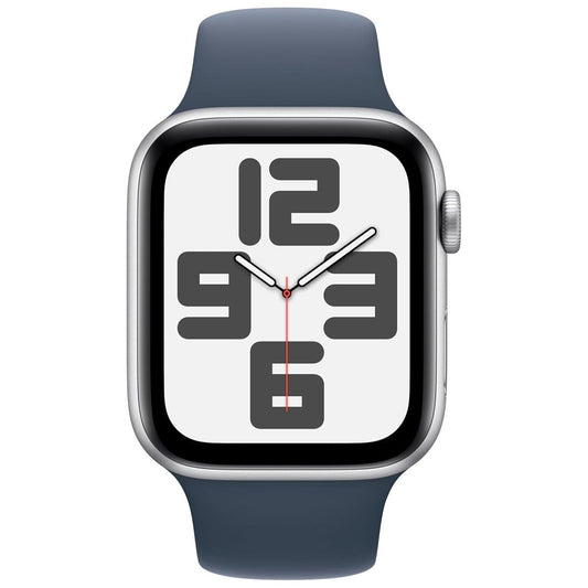 Apple Watch SE (2nd Gen) A2727 (GPS + Cellular) 44mm - Silver AL/Storm Blue M/L Smart Watches Apple - Simple Cell Bulk Wholesale Pricing - USA Seller