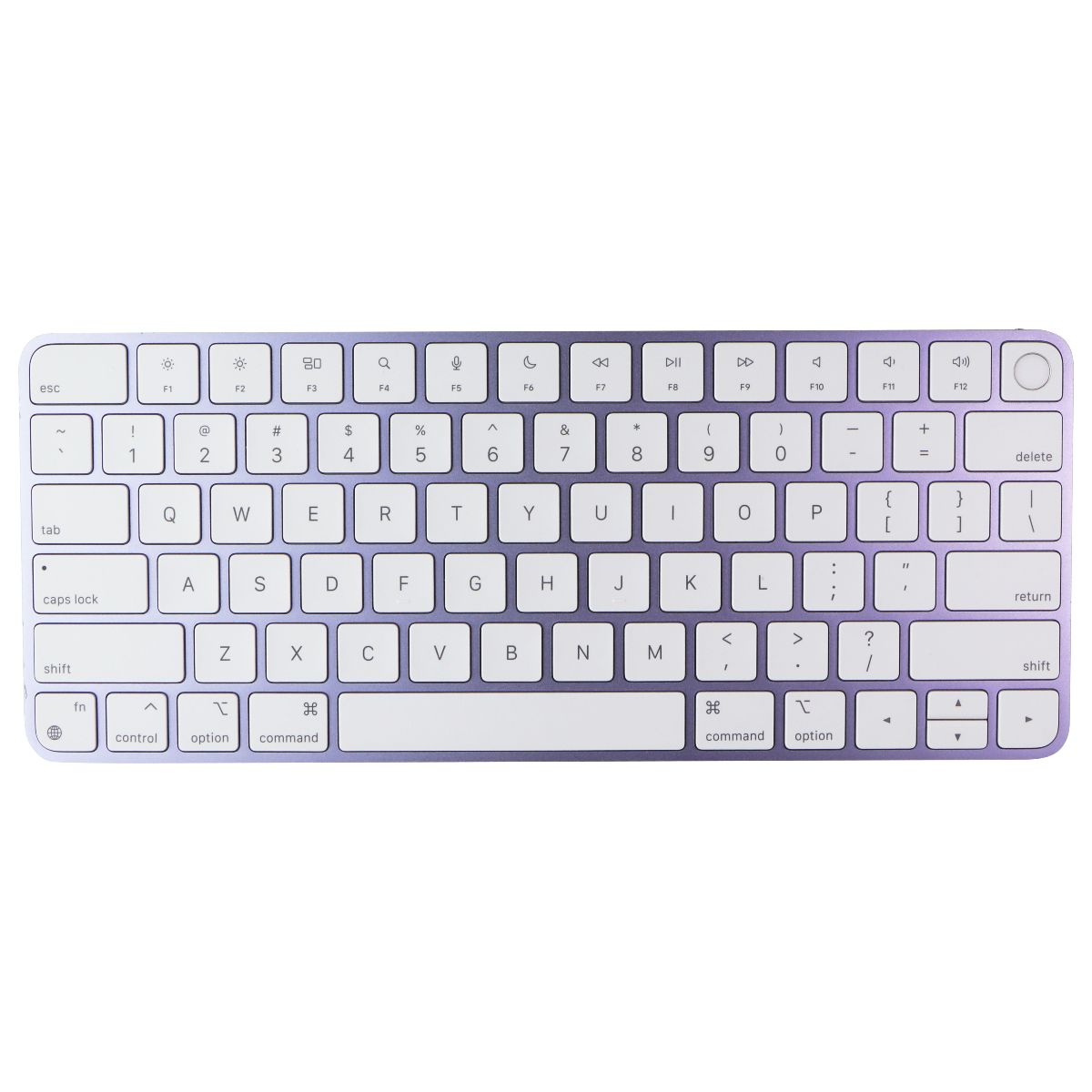 Apple Magic Keyboard with Touch ID (A2449) - Purple (White Keys) Gaming/Console - Keyboards & Keypads Apple    - Simple Cell Bulk Wholesale Pricing - USA Seller