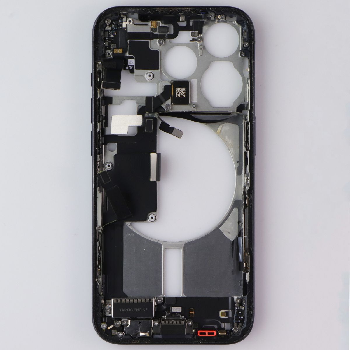 Repair Part - OEM Pull Housing Frame from Apple iPhone 15 Pro - Blue Titanium Cell Phone - Replacement Parts & Tools Apple - Simple Cell Bulk Wholesale Pricing - USA Seller