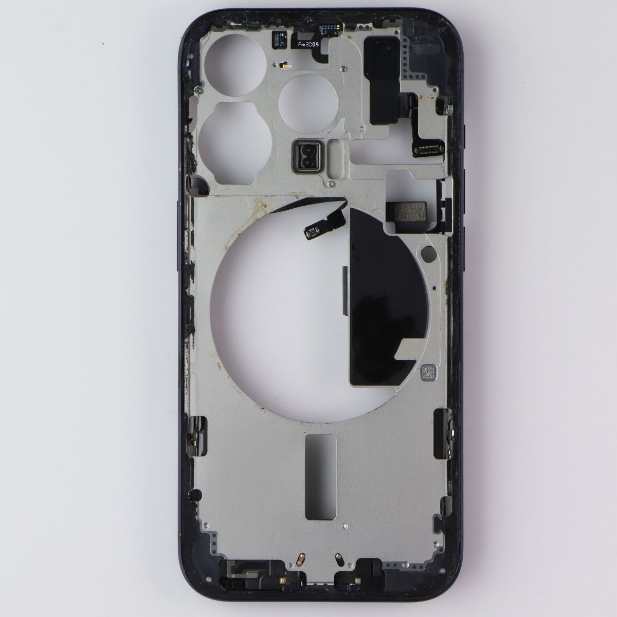 Repair Part - OEM Pull Housing Frame from Apple iPhone 15 Pro - Blue Titanium Cell Phone - Replacement Parts & Tools Apple - Simple Cell Bulk Wholesale Pricing - USA Seller
