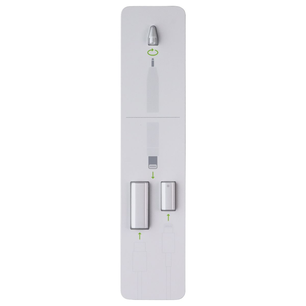 Adapter Kit + Replacement Tip for Apple Pencil (1st Gen) USB-C to 8-Pin / 8-Pin