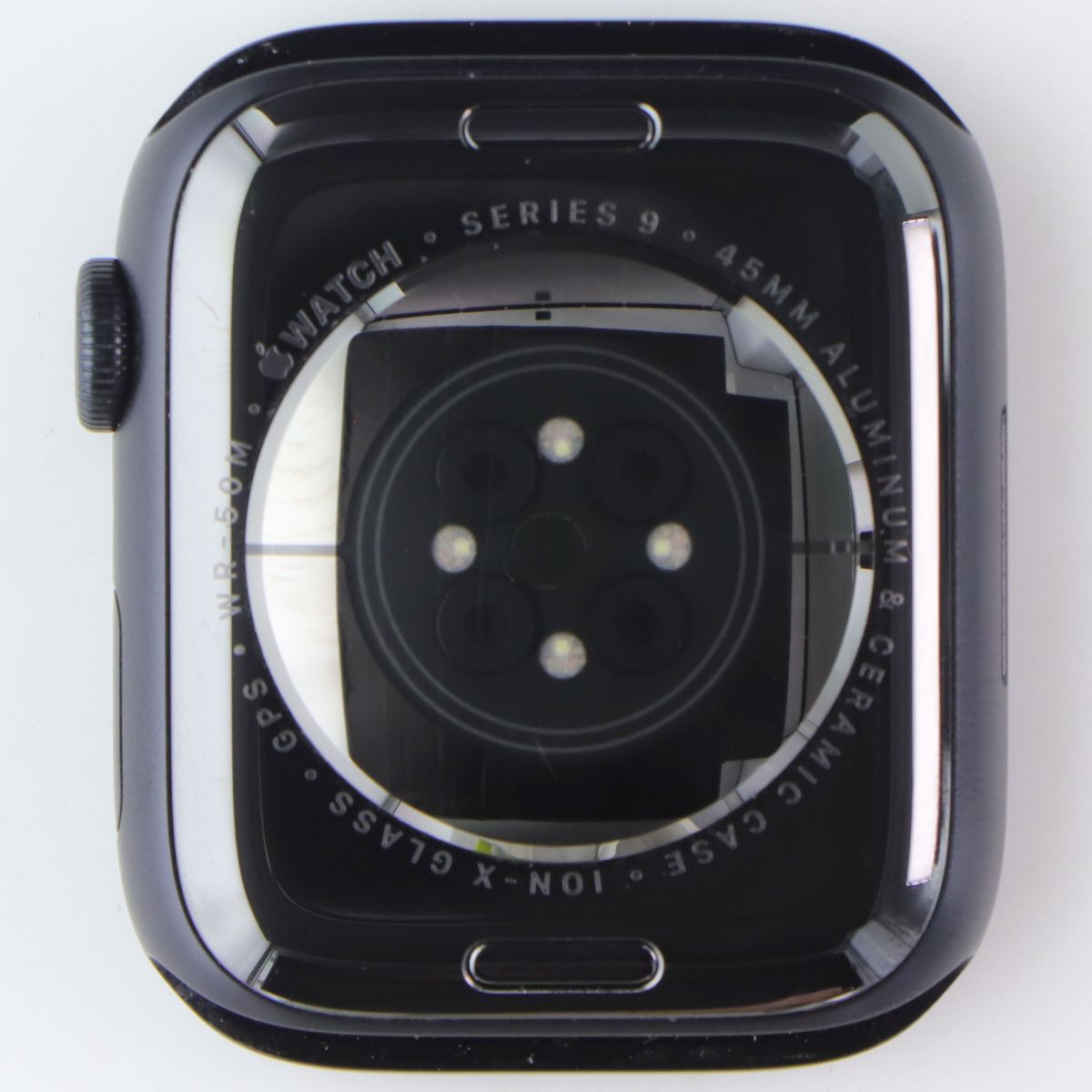 Repair Part OEM Apple Watch 9 (45mm) WiFi Frame with Backglass - Midnight Fitness Technology - Fit Tech Parts & Accessories Apple - Simple Cell Bulk Wholesale Pricing - USA Seller