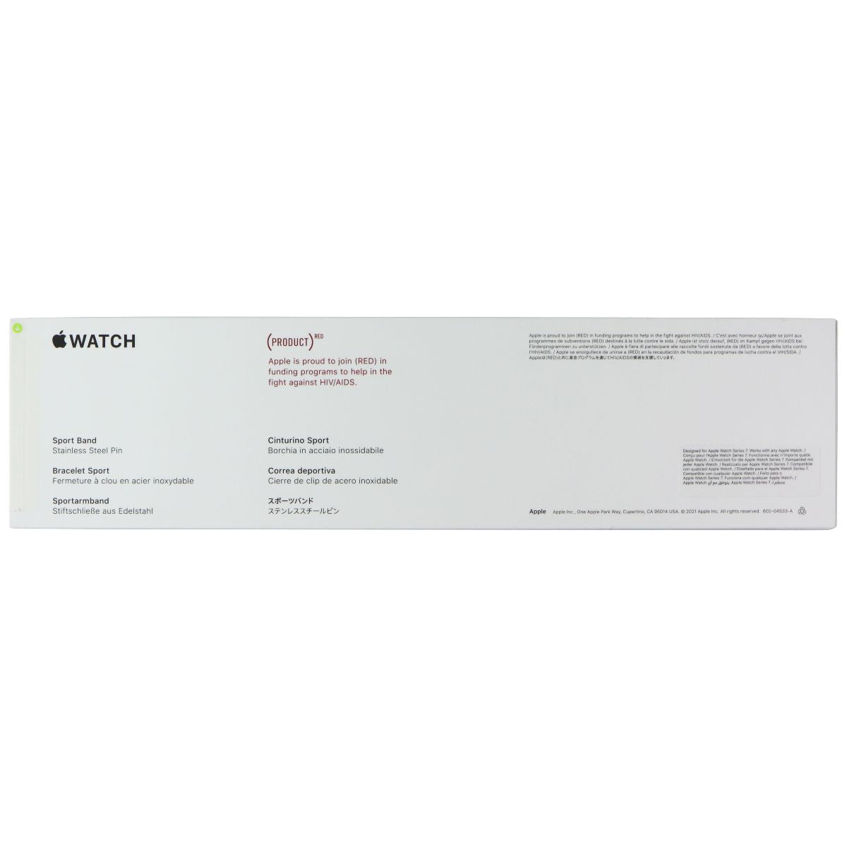 Apple (45mm) Sport Band for Apple Watch 42/44/45mm - RED 5th Gen / Full Set Smart Watch Accessories - Watch Bands Apple - Simple Cell Bulk Wholesale Pricing - USA Seller