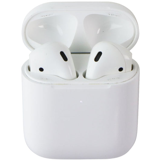 Apple AirPods (1st Gen) Headphones with (2nd Gen) Wireless Charging Case - White Portable Audio - Headphones Apple - Simple Cell Bulk Wholesale Pricing - USA Seller