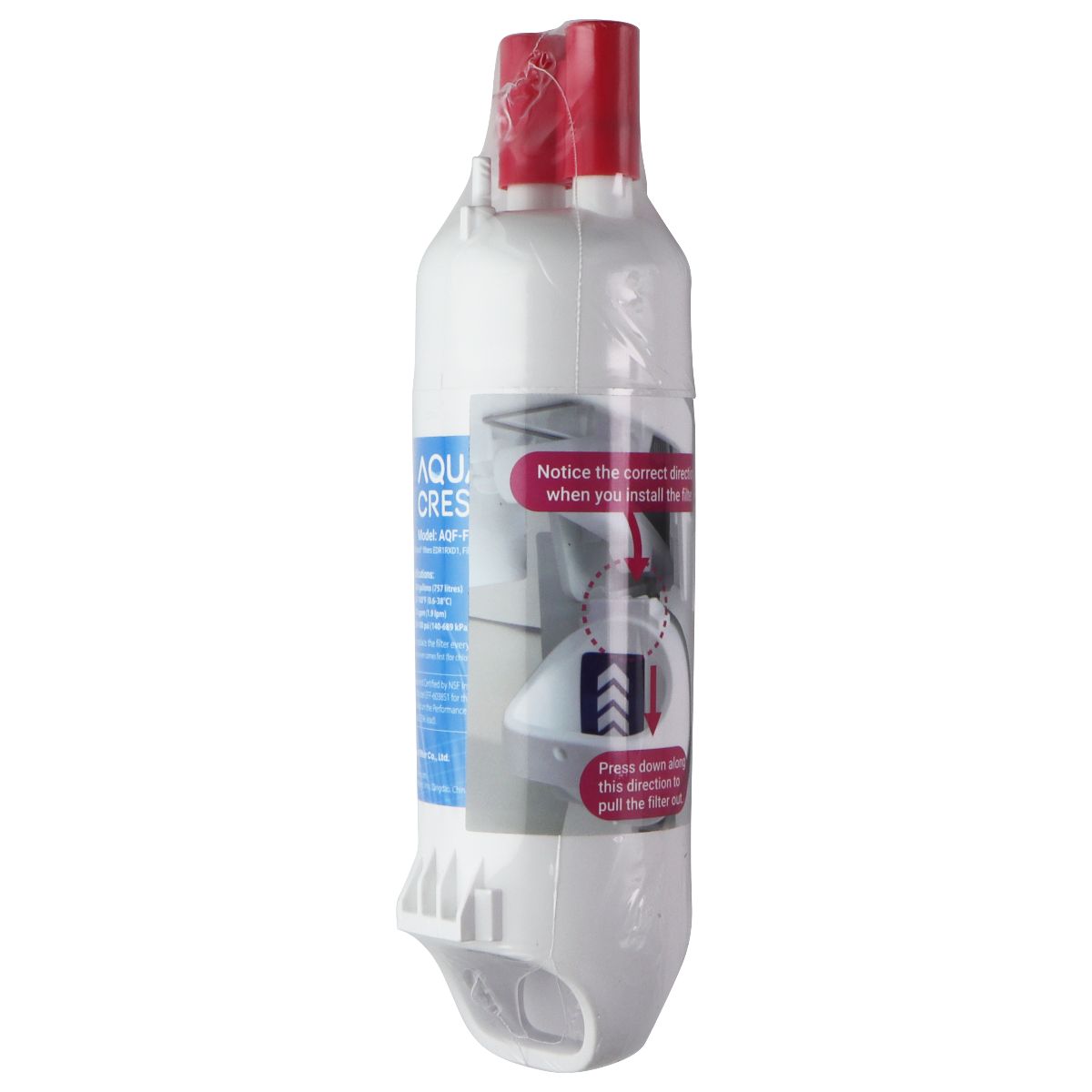 AQUA CREST AQF-FF38 Replacement Filter for W10295370A Refrigerators - 1 Filter Refrigerators & Freezers - Parts & Accessories AQUA CREST - Simple Cell Bulk Wholesale Pricing - USA Seller