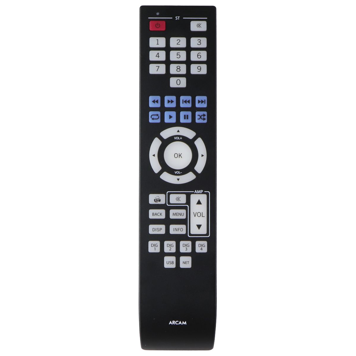 Arcam Remote Control (L119RC) - Black TV, Video & Audio Accessories - Remote Controls ARCAM    - Simple Cell Bulk Wholesale Pricing - USA Seller