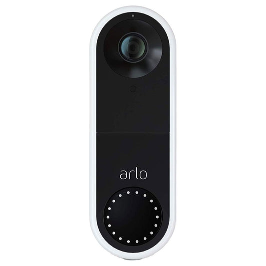 Arlo Essential Wired HD Video Doorbell - White/Black (AVD1001-100NAS) Home Surveillance - Security Cameras Arlo - Simple Cell Bulk Wholesale Pricing - USA Seller