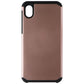 Asmyna Premium Dual Layer Protective Case for Motorola Moto E6 - Rose Gold/Black