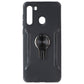 ASMYNA Sturdy Hybrid Rugged Case with Kickstand for Samsung Galaxy A21 - Black Cell Phone - Cases, Covers & Skins Asmyna - Simple Cell Bulk Wholesale Pricing - USA Seller