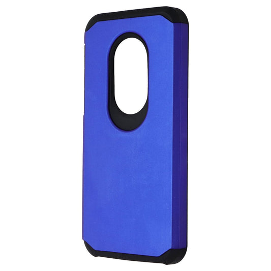 Asmyna Dual Layer Case for Motorola Moto G7 Play - Blue/Black Cell Phone - Cases, Covers & Skins Asmyna - Simple Cell Bulk Wholesale Pricing - USA Seller