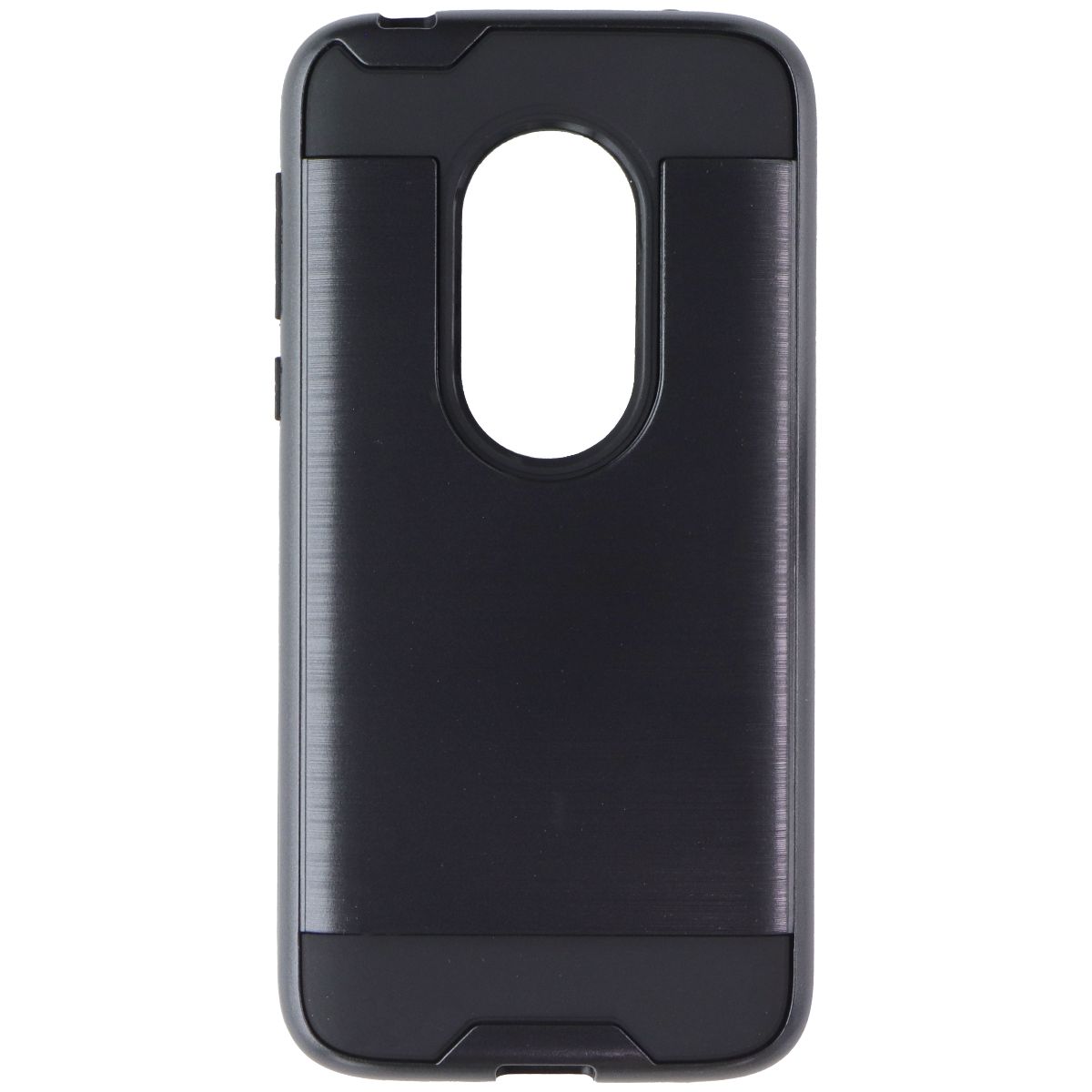 ASMYNA Premium Dual Layer Case for Motorola Moto G7 Play - Black Slate Cell Phone - Cases, Covers & Skins Asmyna - Simple Cell Bulk Wholesale Pricing - USA Seller