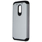Asmyna Dual Layer Case for Motorola Moto G4 Play (XT1607) - Silver/Black Cell Phone - Cases, Covers & Skins Asmyna - Simple Cell Bulk Wholesale Pricing - USA Seller