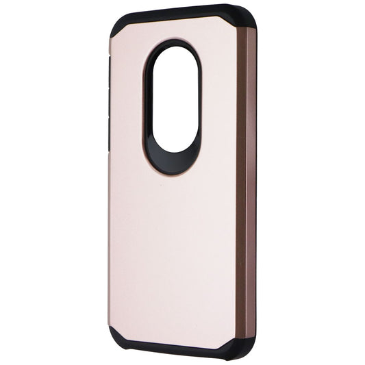 Asmyna Premium Dual Layer Case for Motorola Moto G7 Play - Rose Gold/Black Cell Phone - Cases, Covers & Skins Asmyna - Simple Cell Bulk Wholesale Pricing - USA Seller