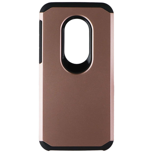 Asmyna Premium Dual Layer Case for Motorola Moto G7 Play - Rose Gold/Black Cell Phone - Cases, Covers & Skins Asmyna - Simple Cell Bulk Wholesale Pricing - USA Seller