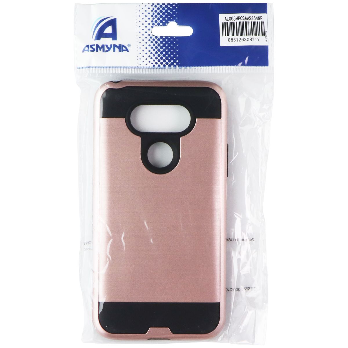 Asmyna Dual Layer Protective Case for LG G5 - Rose Gold / Black Cell Phone - Cases, Covers & Skins Asmyna - Simple Cell Bulk Wholesale Pricing - USA Seller
