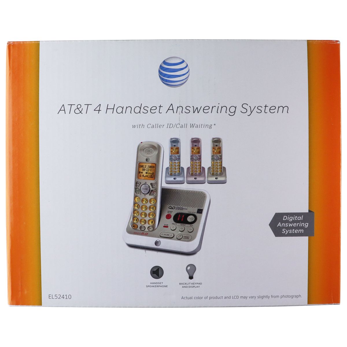 AT&T (EL52410) 4 Handset Answering System with Caller ID/Call Waiting