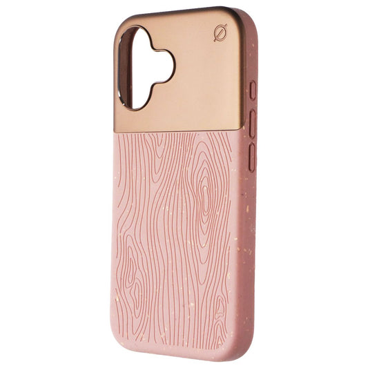 Atom Studios Split Wood Fiber Case for Apple iPhone 16 - Taupe