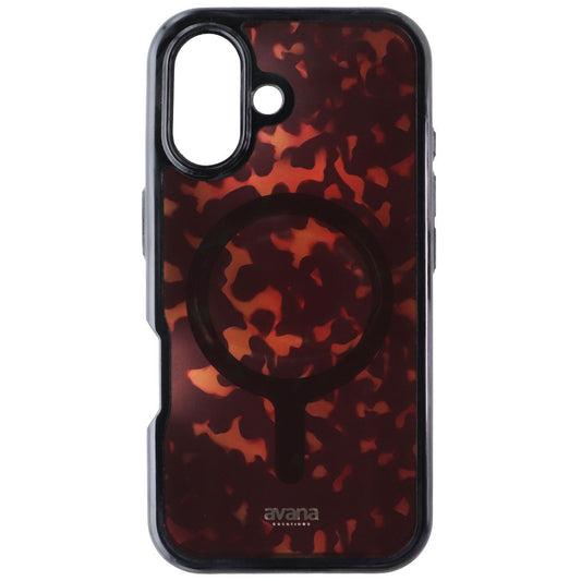 Avana Tortoise Shell Case for MagSafe for Apple iPhone 16 - Tortoise Brown/Black
