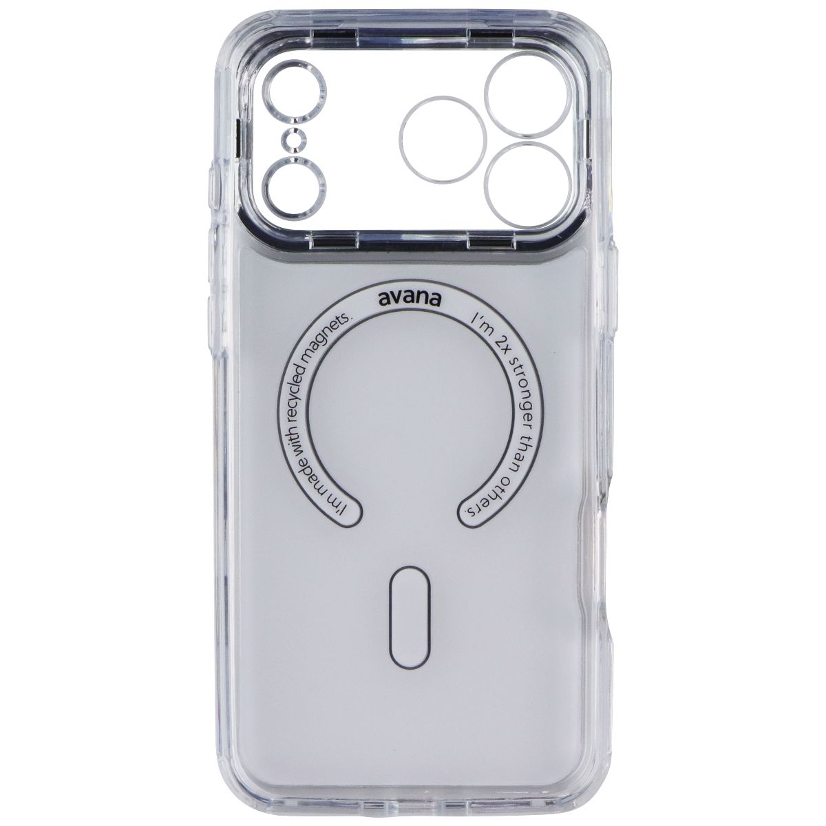 Avana Glim Ice Series Case for MagSafe for iPhone 17 Pro Max - Clear/Mirror Cell Phone - Cases, Covers & Skins Avana - Simple Cell Bulk Wholesale Pricing - USA Seller
