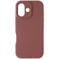 Avana Velvet Mocha Series Hard Silicone Case for Apple iPhone 17 - Mocha Brown