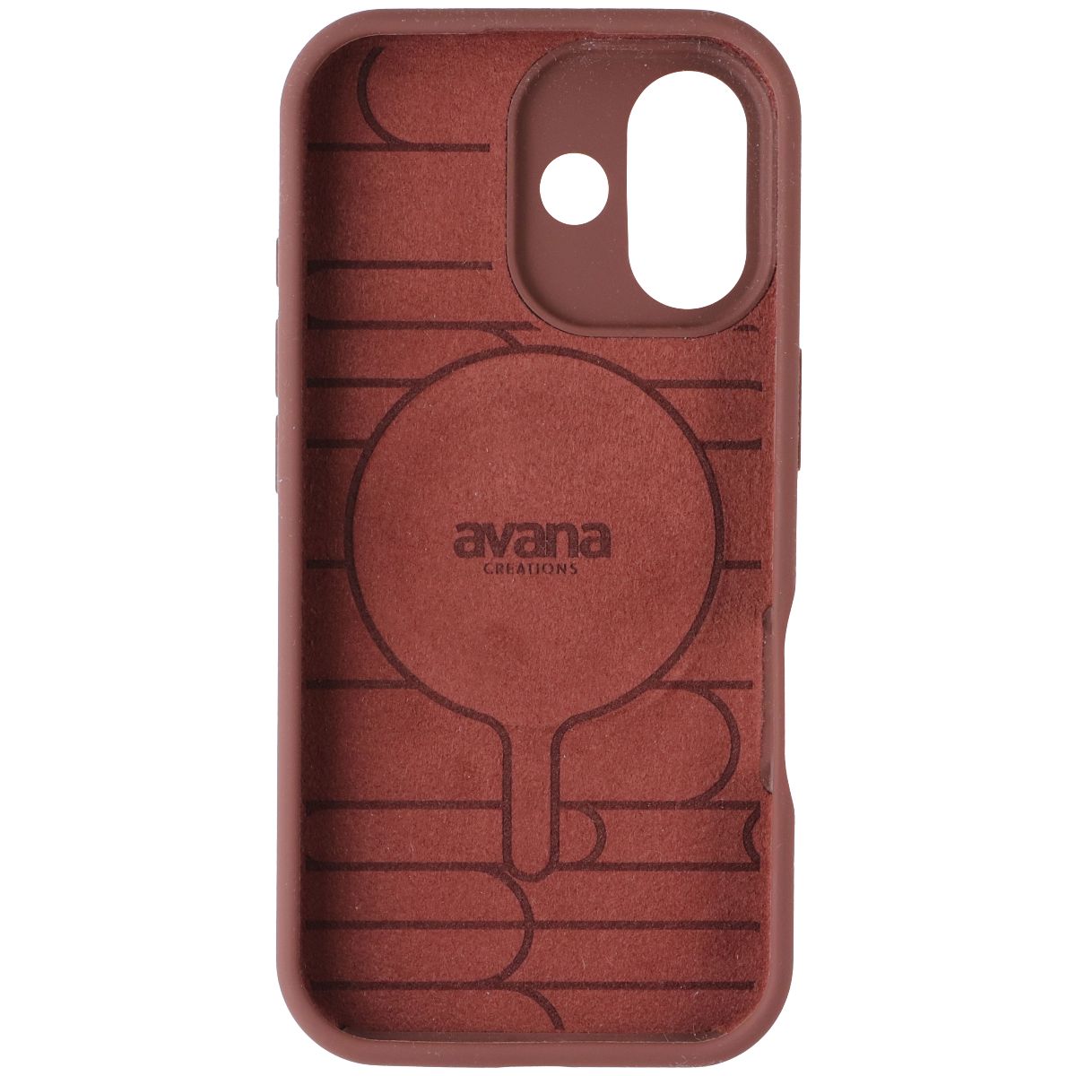 Avana Velvet Mocha Series Hard Silicone Case for Apple iPhone 17 - Mocha Brown
