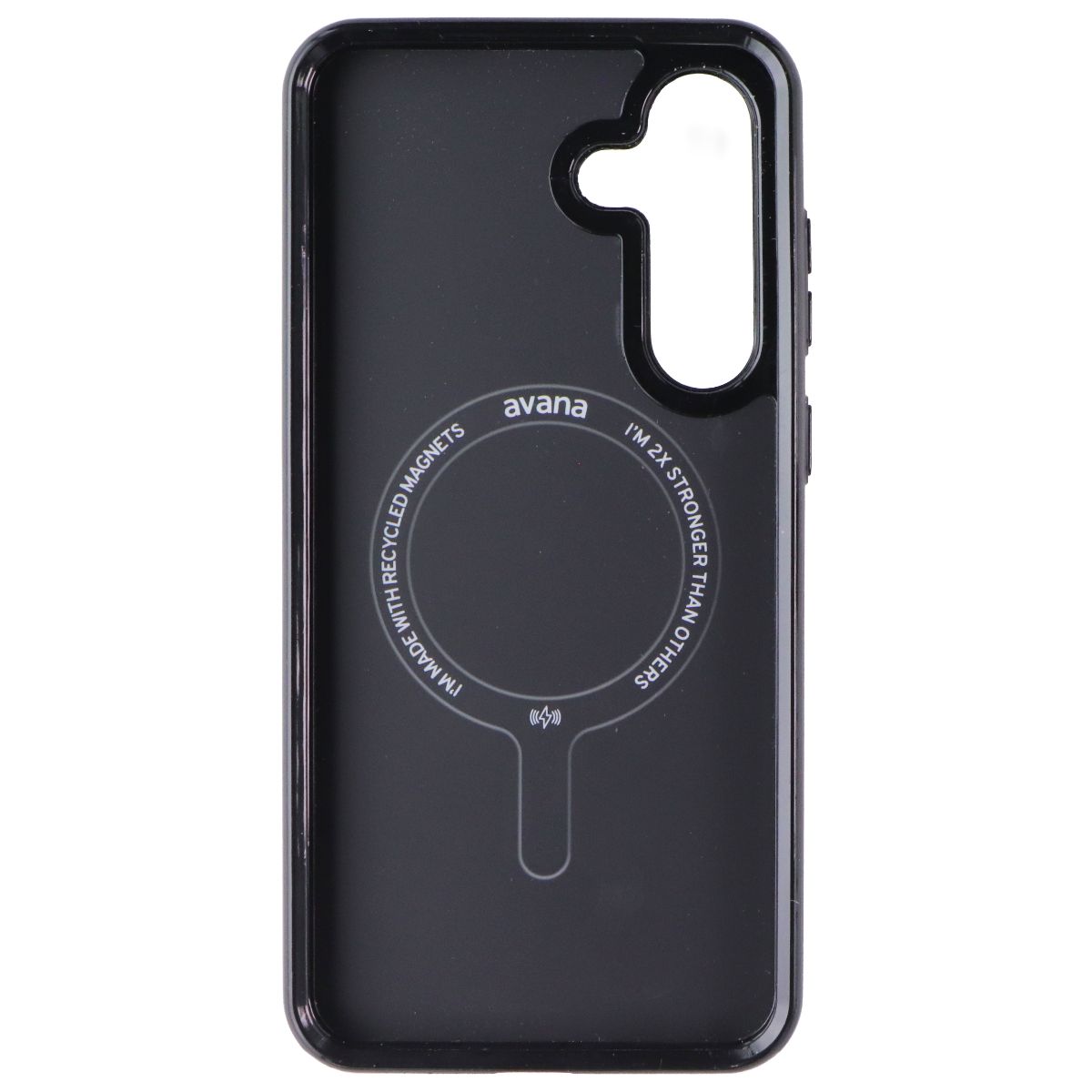 Avana Creations Black Ice Series MagSafe Case for Samsung Galaxy S25 FE - Black Cell Phone - Cases, Covers & Skins Avana - Simple Cell Bulk Wholesale Pricing - USA Seller