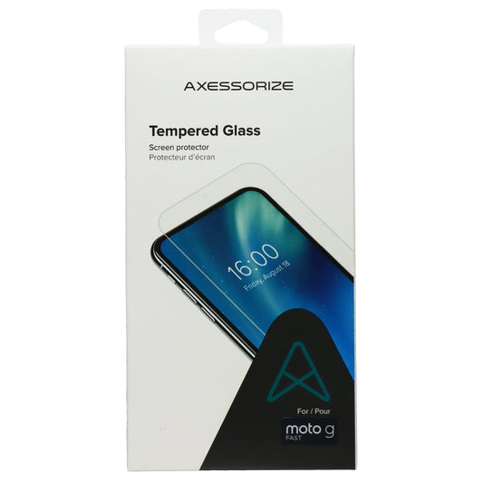 Axessorize Tempered Glass Screen Protector for Motorola Moto G Fast (2020) Cell Phone - Screen Protectors Axessorize    - Simple Cell Bulk Wholesale Pricing - USA Seller