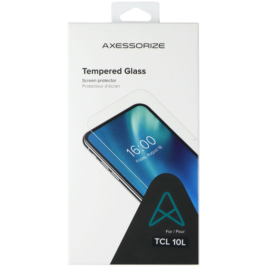 AXESSORIZE Tempered Glass Screen Protector for TCL 10L Smartphone Cell Phone - Screen Protectors Axessorize    - Simple Cell Bulk Wholesale Pricing - USA Seller
