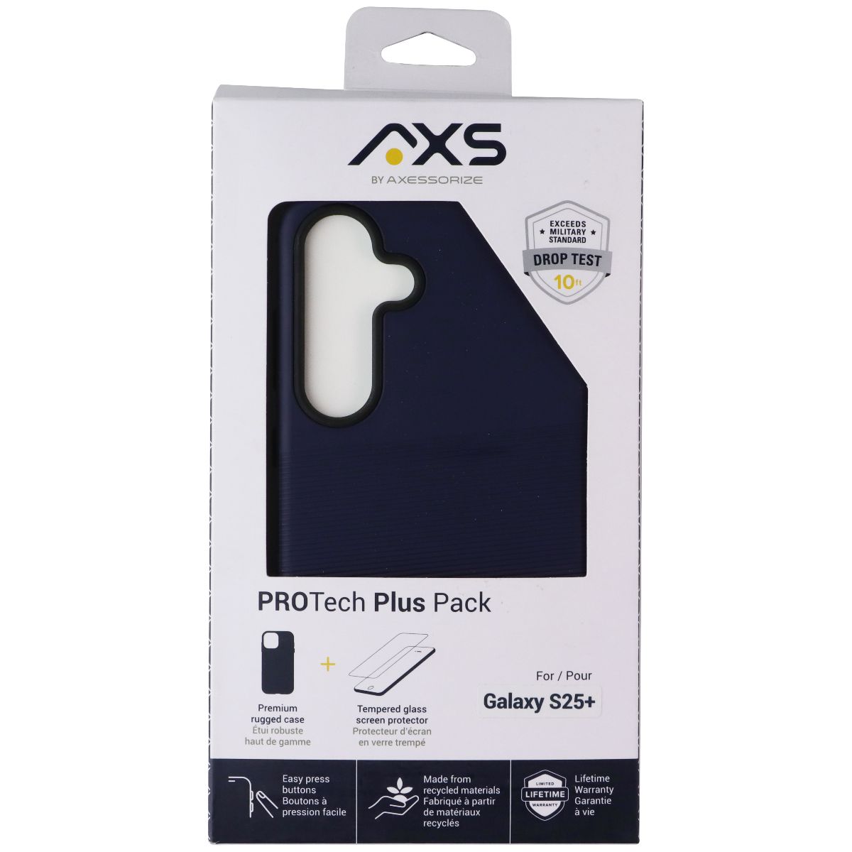 Axessorize AXS PROTech Plus Pack for Samsung Galaxy S25+ (Plus) - Blue