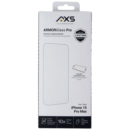 Axessorize ArmorGlass Pro Screen Protector for Apple iPhone 15 Pro Max