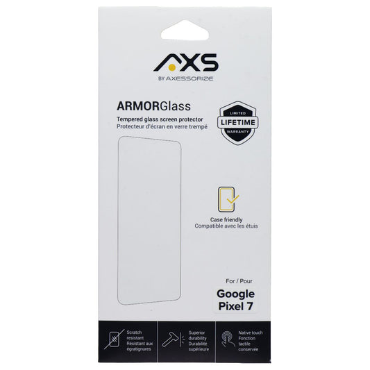 Axessorize ArmorGlass Screen Protector for Google Pixel 7 Cell Phone - Screen Protectors Axessorize - Simple Cell Bulk Wholesale Pricing - USA Seller