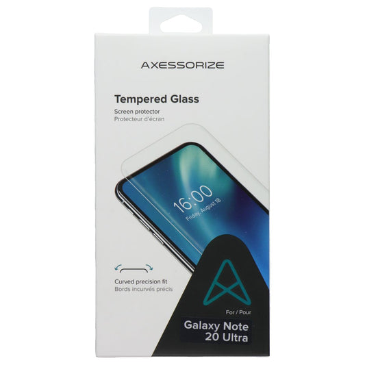 Axessorize Tempered Glass Screen Protector for Samsung Galaxy Note 20 Ultra Cell Phone - Screen Protectors Axessorize - Simple Cell Bulk Wholesale Pricing - USA Seller