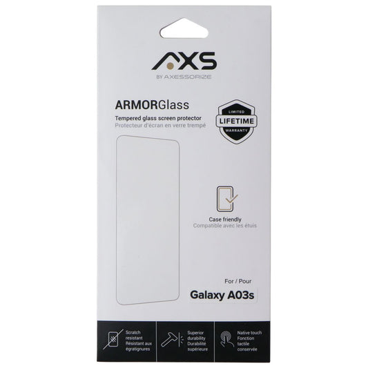 Axessorize ArmorGlass Screen Protector for Samsung Galaxy A03S Cell Phone - Screen Protectors Axessorize - Simple Cell Bulk Wholesale Pricing - USA Seller