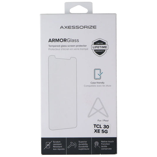 Axessorize ArmorGlass Tempered Glass Screen Protector for TCL 30 XE 5G Cell Phone - Screen Protectors Axessorize - Simple Cell Bulk Wholesale Pricing - USA Seller