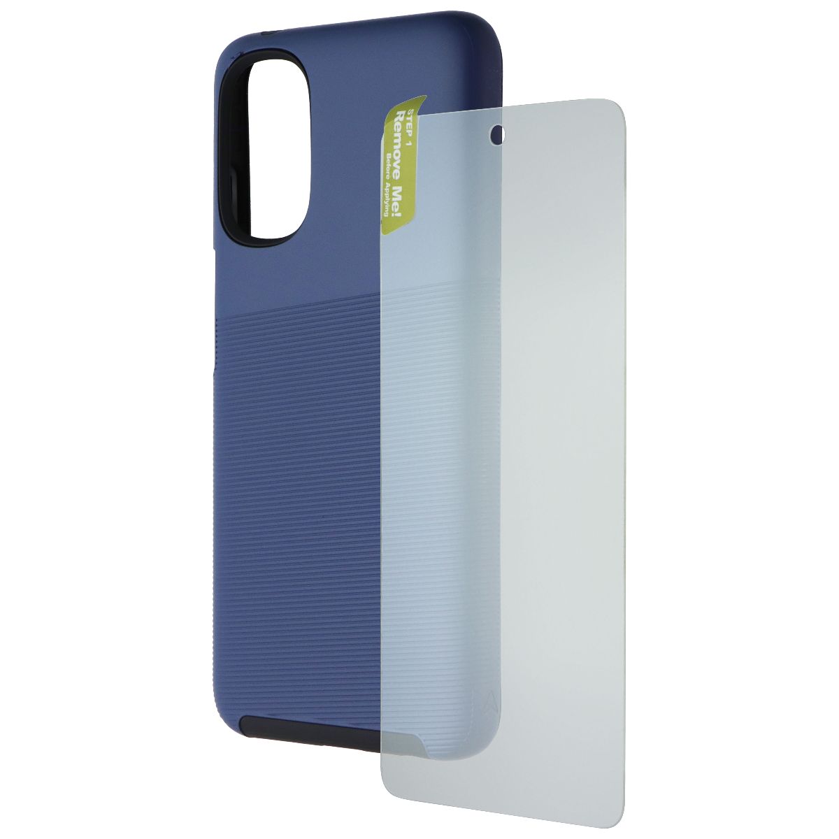 Axessorize ProTech Plus Pack (Case/Glass) for Motorola Moto G 5G (2022) - Blue Cell Phone - Cases, Covers & Skins Axessorize - Simple Cell Bulk Wholesale Pricing - USA Seller