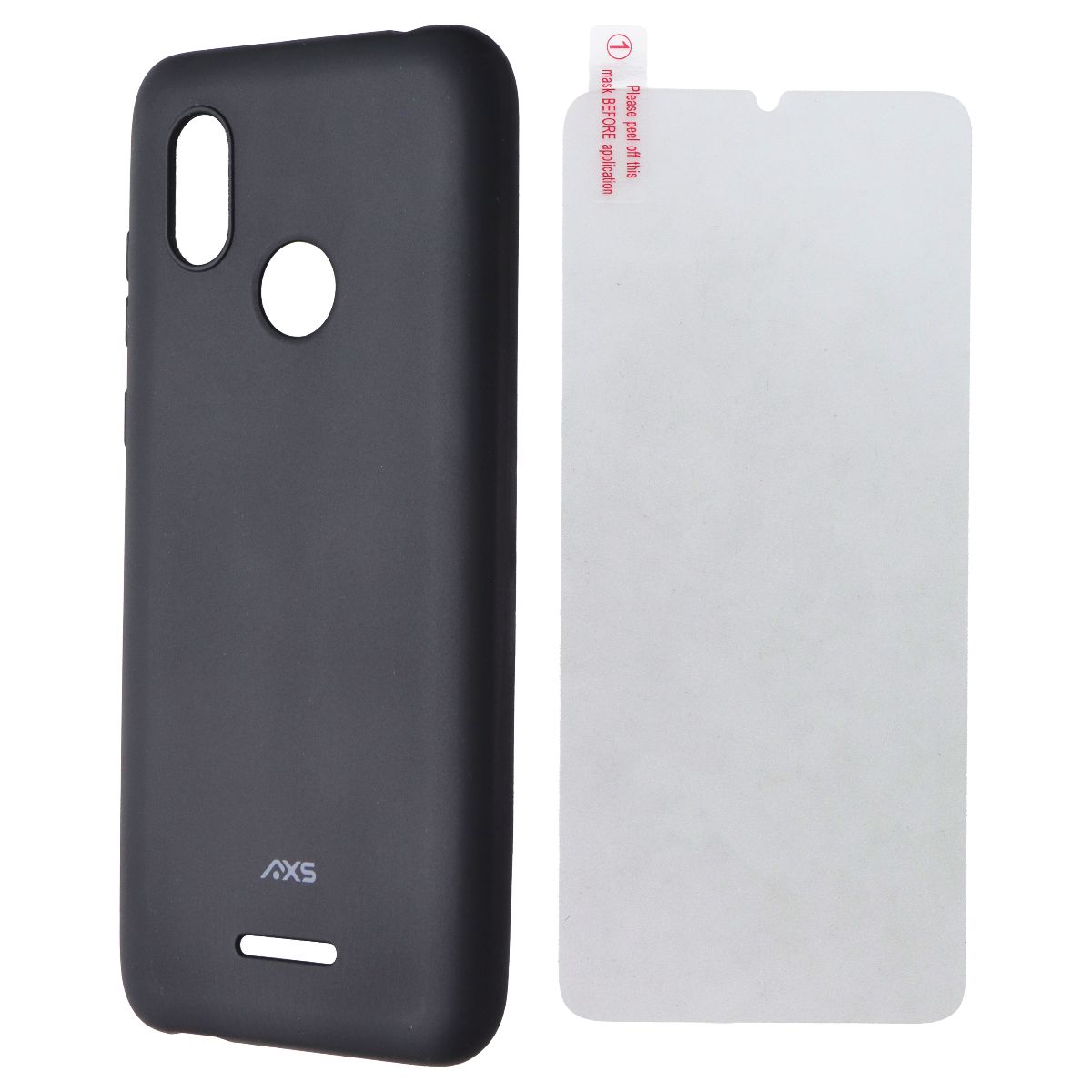 Axessorize AXS Case and Screen Protector for Hot Pepper Chilaca Plus 4G - Black