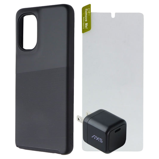 Axessorize ProTech Case + Glass + 20W Wall Charger for Moto G Stylus 5G (2024) Cell Phone - Cases, Covers & Skins Axessorize - Simple Cell Bulk Wholesale Pricing - USA Seller