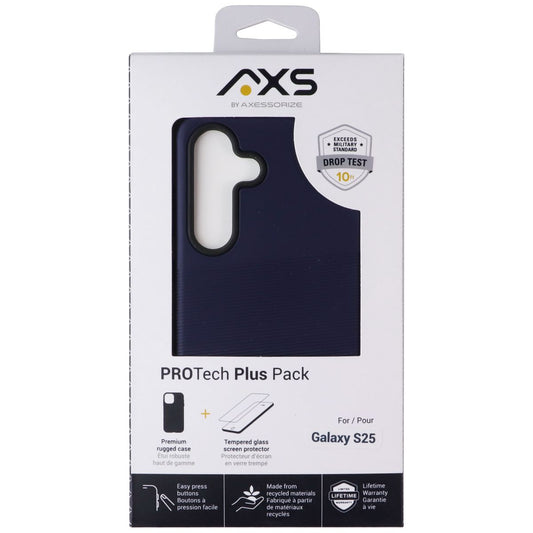 Axessorize AXS PROTech Plus Pack for Samsung Galaxy S25 - Blue Cell Phone - Cases, Covers & Skins Axessorize - Simple Cell Bulk Wholesale Pricing - USA Seller