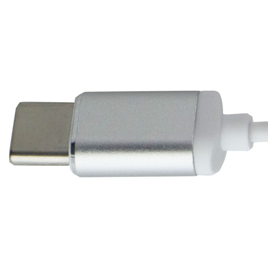 AXS ProCharge 12cm USB-C to 3.5mm Adapter for Music and Calls - White Cell Phone - Cables & Adapters AXS - Simple Cell Bulk Wholesale Pricing - USA Seller