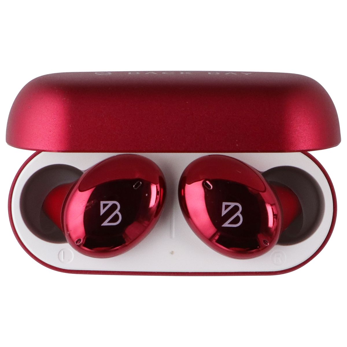 Back Bay Audio Tempo 30 Series Wireless Bluetooth Earbuds - Red Portable Audio - Headphones Back Bay - Simple Cell Bulk Wholesale Pricing - USA Seller