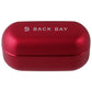 Back Bay Audio Tempo 30 Series Wireless Bluetooth Earbuds - Red Portable Audio - Headphones Back Bay - Simple Cell Bulk Wholesale Pricing - USA Seller