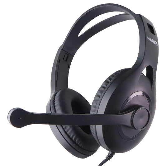 Barks Classroom On-Ear Bulk Headphones with Microphone for (K-12) - Black Computer Accessories - Headsets Barks - Simple Cell Bulk Wholesale Pricing - USA Seller