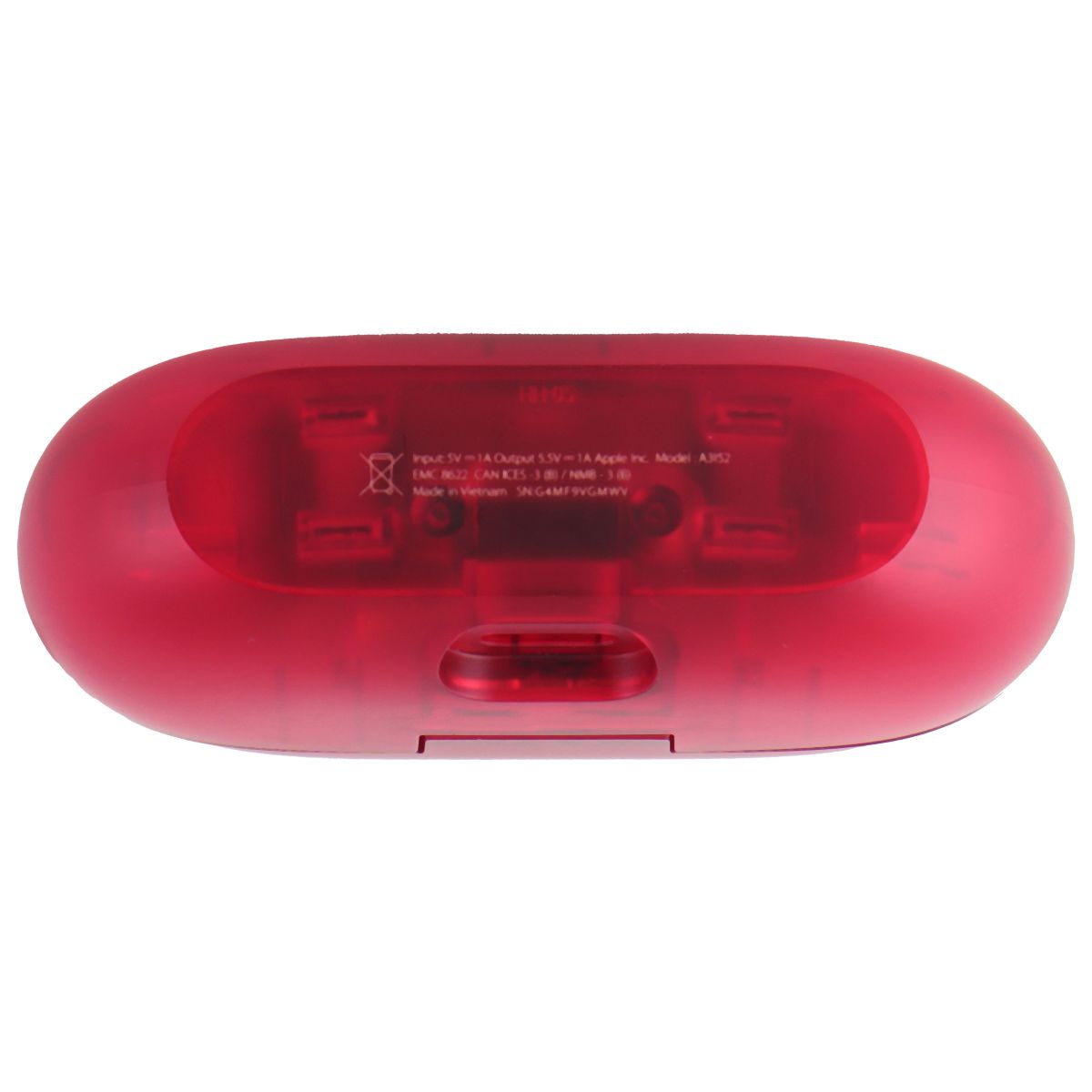 Beats Solo Buds Wireless Bluetooth Earbuds - Transparent Red (MUW03LL/A)