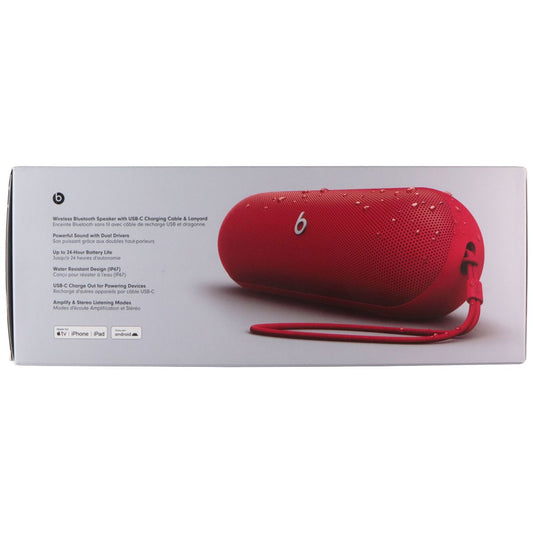 Beats Pill Water Resistant Portable Bluetooth Speaker - Statement Red MWQW3LL/A Cell Phone - Audio Docks & Speakers Beats - Simple Cell Bulk Wholesale Pricing - USA Seller