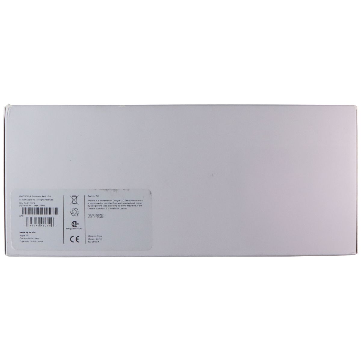 Beats Pill Water Resistant Portable Bluetooth Speaker - Statement Red MWQW3LL/A