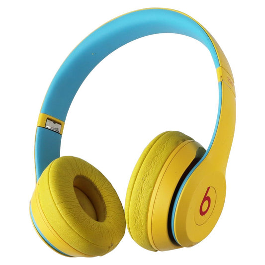 Beats Solo3 Wireless Bluetooth On-Ear Headphones - Club Yellow (MV8U2LL/A) Cell Phone - Headsets Beats by Dr. Dre - Simple Cell Bulk Wholesale Pricing - USA Seller