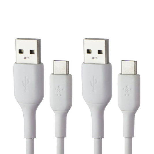 Belkin BoostCharge USB-A to USB-C 3.3FT Cable (2 Pack) - White