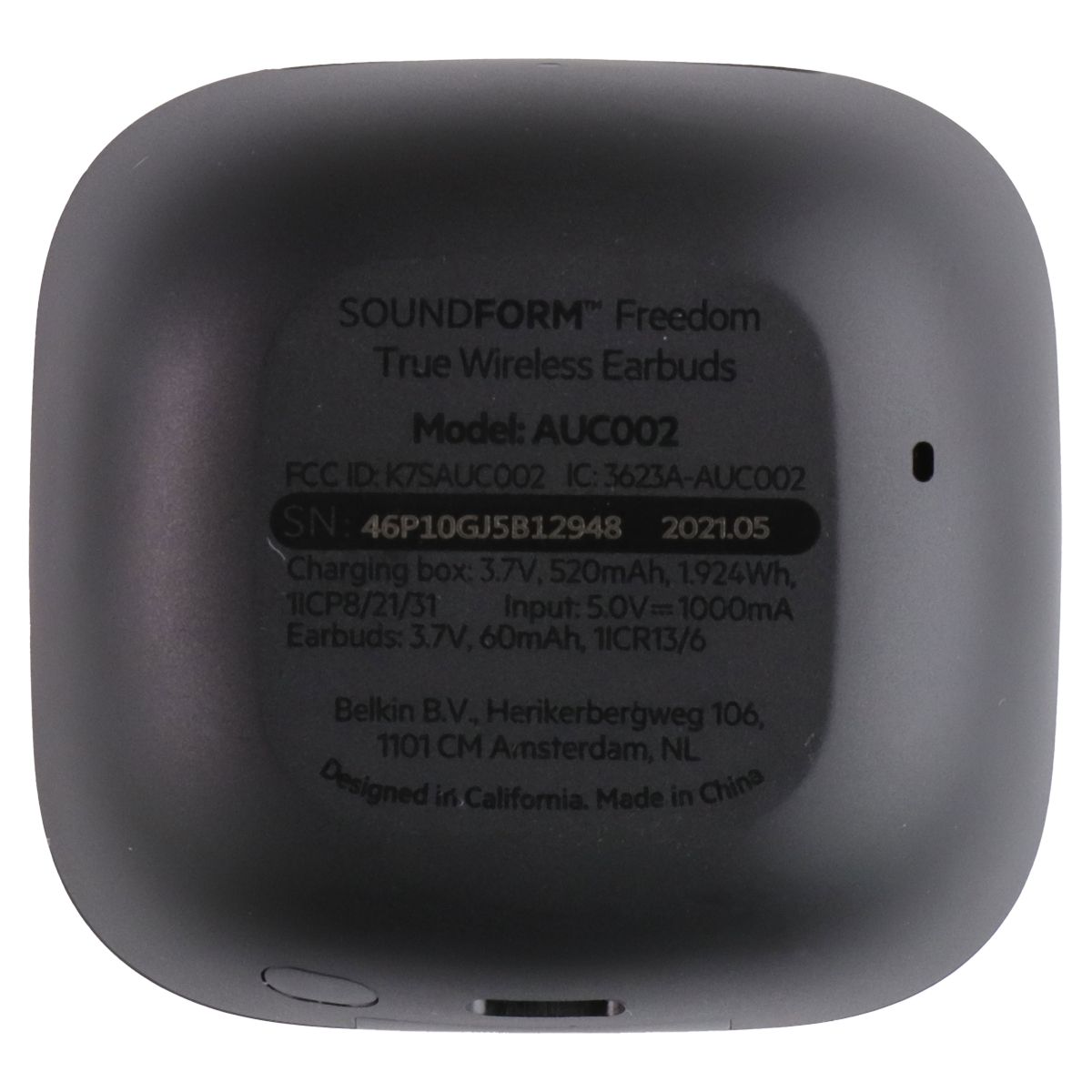 Belkin SoundForm Freedom True Wireless Earbuds - Black (AUC002GLBK) Portable Audio - Headphones Belkin - Simple Cell Bulk Wholesale Pricing - USA Seller