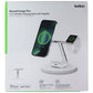 Belkin BoostCharge Pro 3-in-1 Wireless Charging Stand w/ MagSafe - White Cell Phone - Chargers & Cradles Belkin - Simple Cell Bulk Wholesale Pricing - USA Seller